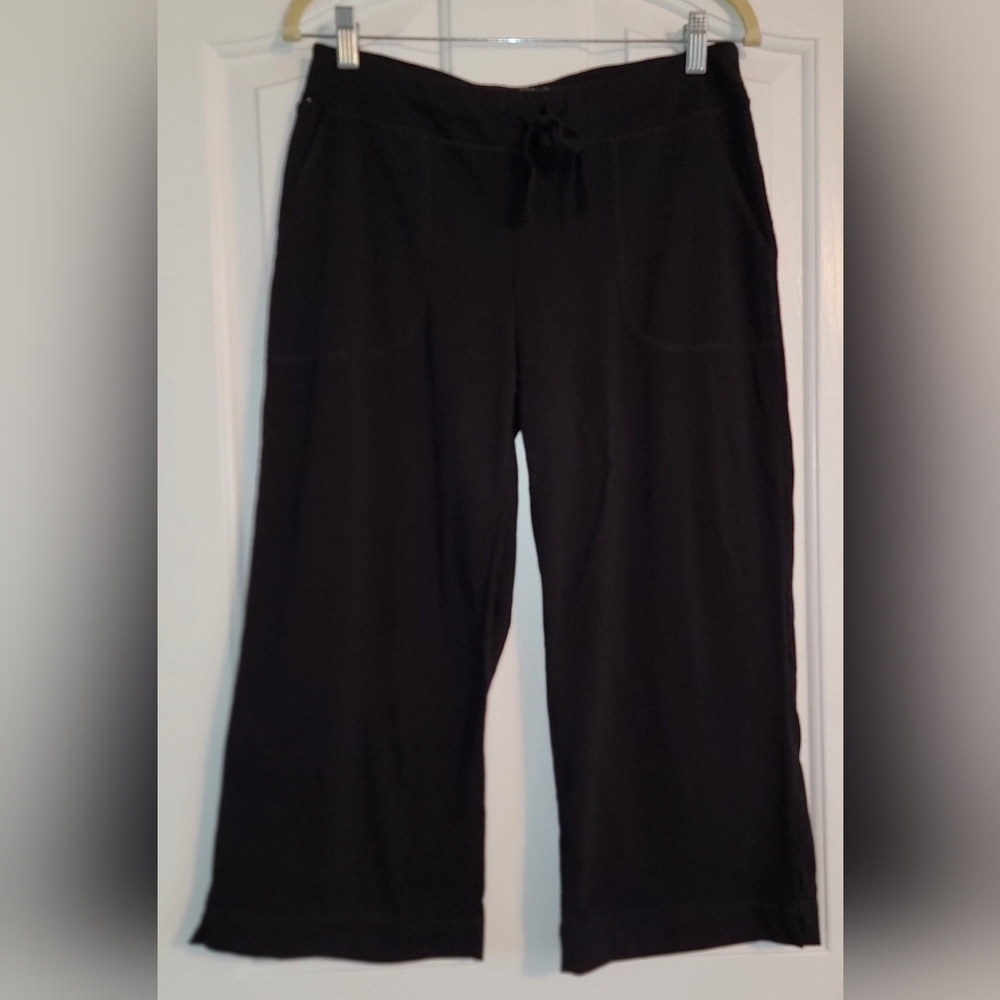 Soma Black Wide Leg Pull-On Lounge Pants - Picture 2 of 4